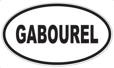 GABOUREL - Oval Magnet