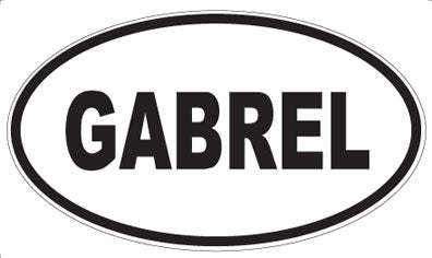 GABREL - Oval Magnet