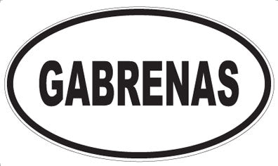 GABRENAS - Oval Magnet