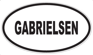 GABRIELSEN - Oval Magnet