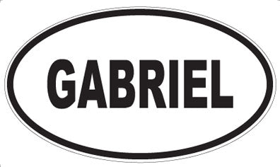 GABRIEL - Oval Magnet