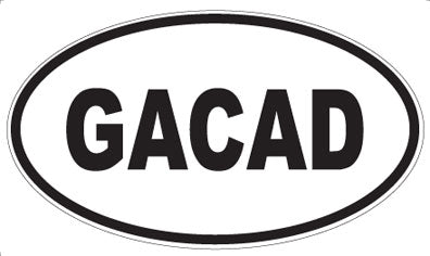 GACAD - Oval Magnet