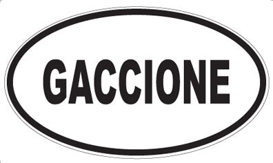 GACCIONE - Oval Magnet