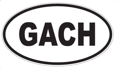GACH - Oval Magnet