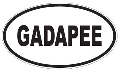 GADAPEE - Oval Magnet
