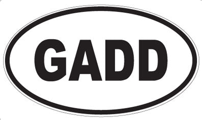 GADD - Oval Sticker