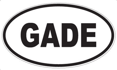 GADE - Oval Magnet