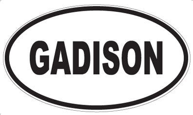 GADISON - Oval Magnet