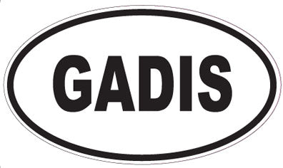 GADIS - Oval Magnet