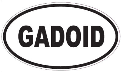 GADOID - Oval Sticker