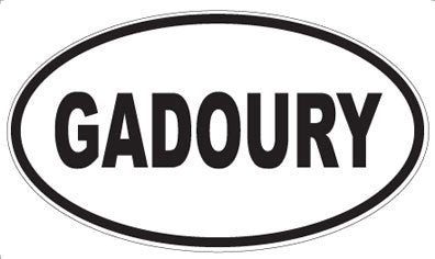 GADOURY - Oval Magnet