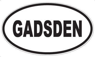GADSDEN - Oval Magnet