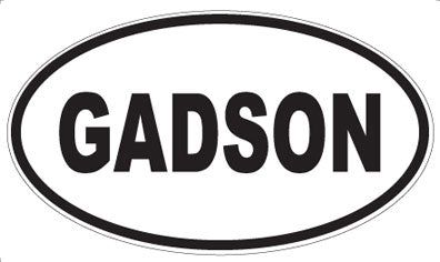 GADSON - Oval Magnet