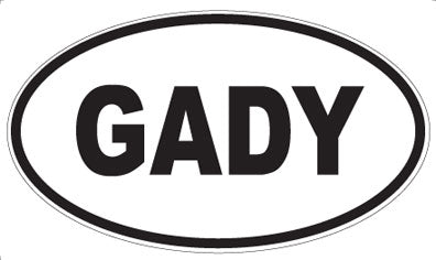 GADY - Oval Magnet