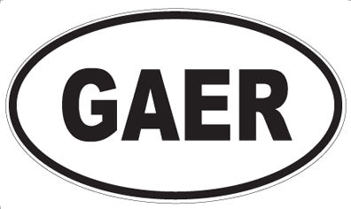 GAER - Oval Magnet