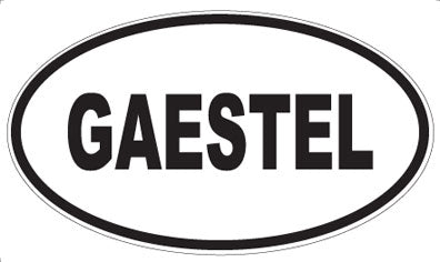 GAESTEL - Oval Sticker