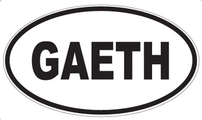 GAETH - Oval Sticker