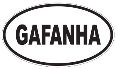 GAFANHA - Oval Sticker