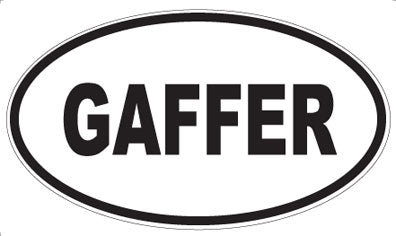 GAFFER - Oval Magnet