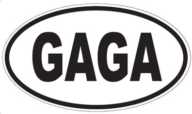 GAGA - Oval Sticker