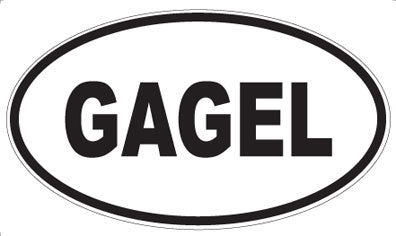 GAGEL - Oval Magnet