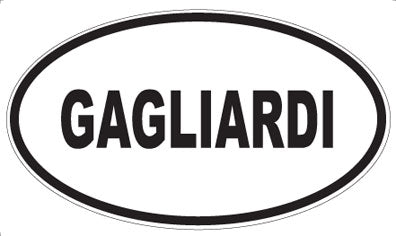GAGLIARDI - Oval Magnet