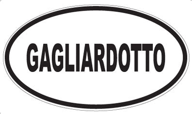 GAGLIARDOTTO - Oval Magnet