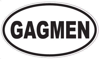 GAGMEN - Oval Sticker