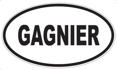 GAGNIER - Oval Magnet