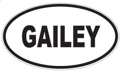 GAILEY - Oval Magnet