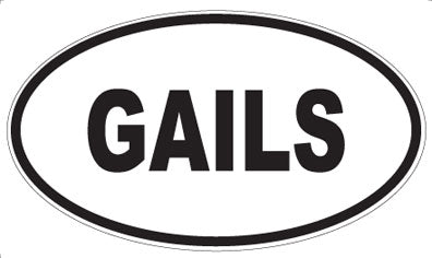 GAILS - Oval Magnet