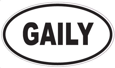 GAILY - Oval Magnet