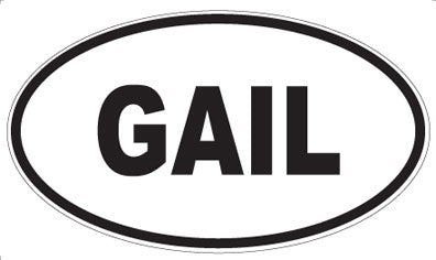 GAIL - Oval Magnet