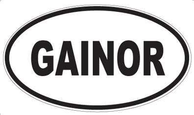 GAINOR - Oval Magnet