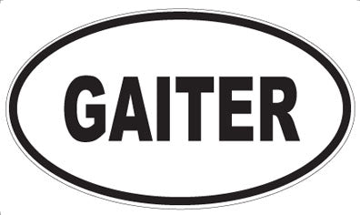 GAITER - Oval Magnet