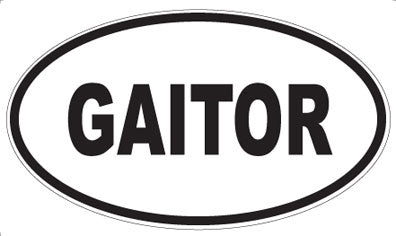 GAITOR - Oval Sticker
