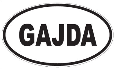 GAJDA - Oval Magnet
