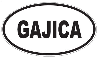 GAJICA - Oval Magnet