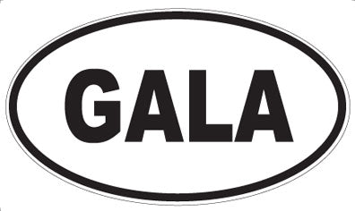 GALA - Oval Magnet