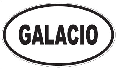 GALACIO - Oval Magnet