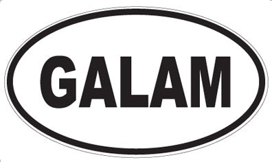 GALAM - Oval Magnet