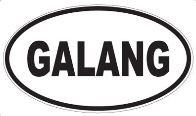 GALANG - Oval Sticker