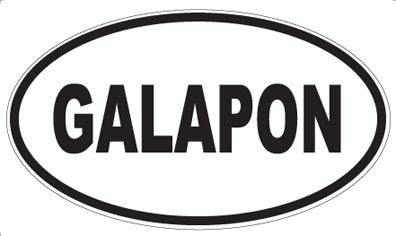 GALAPON - Oval Magnet