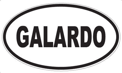 GALARDO - Oval Magnet