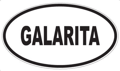 GALARITA - Oval Sticker