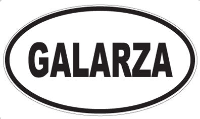 GALARZA - Oval Magnet
