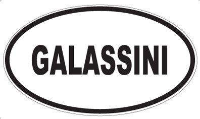 GALASSINI - Oval Sticker