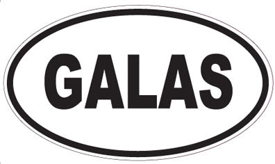 GALAS - Oval Magnet