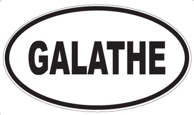 GALATHE - Oval Sticker