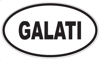 GALATI - Oval Magnet